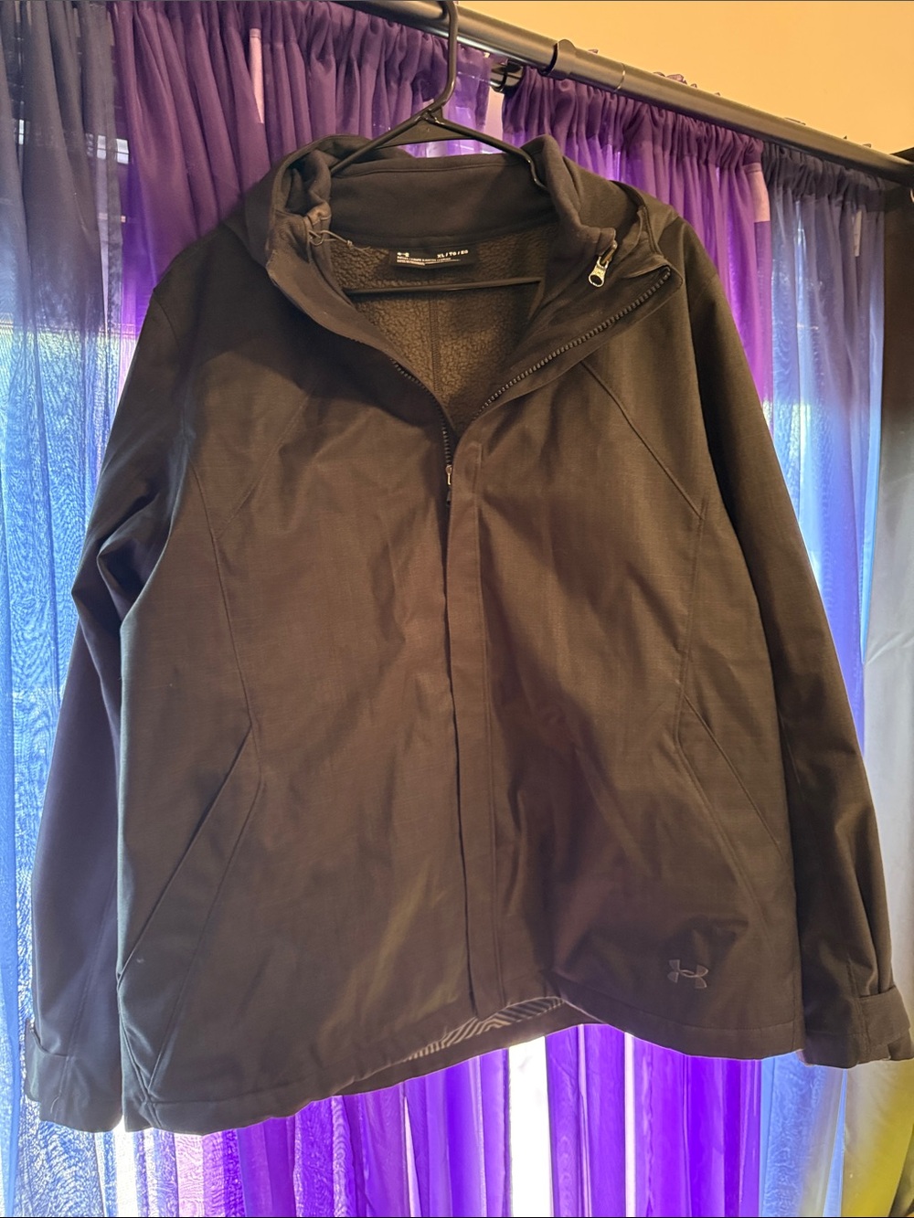 Under Armour Black Hooded Tri-climate Jacket - Women's